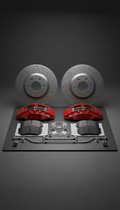 Brake Service Kit With Ceramic Pads